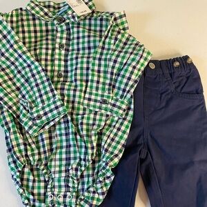 Children’s Place Baby Boy Pants, Top Suspenders Not Included 12-18 Months (F8)